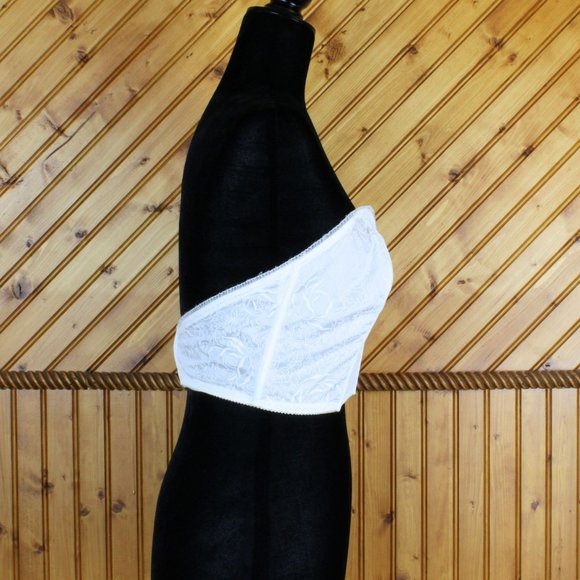 Warner's White Lace Strapless Bullet Bra - Picture 5 of 9